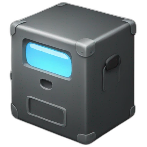 a case with a start button emoji