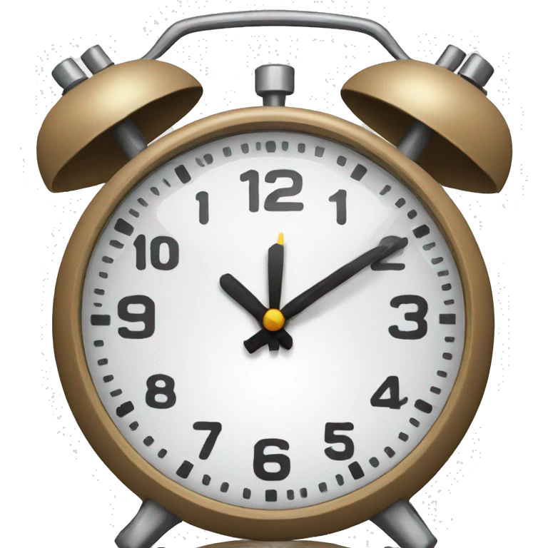 Alarm clock emoji