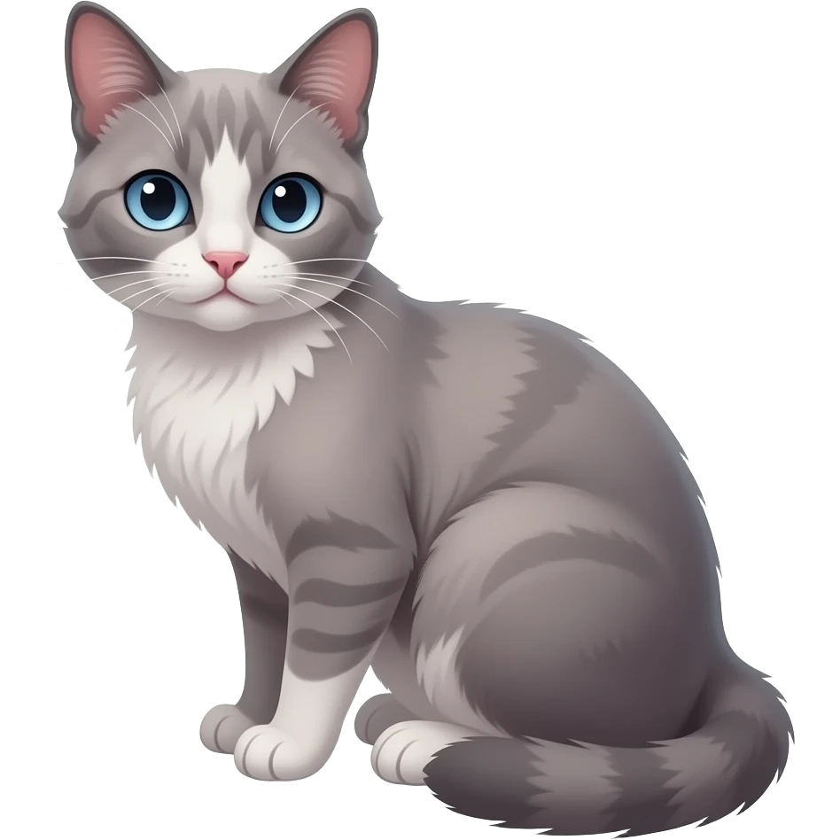 Lashes long A sleek back cat with blue soft  bedroom eyes I want her sitting looking sideways emoji