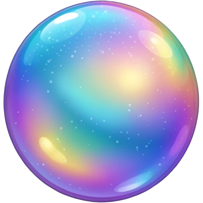 glitter bubbles cian emoji