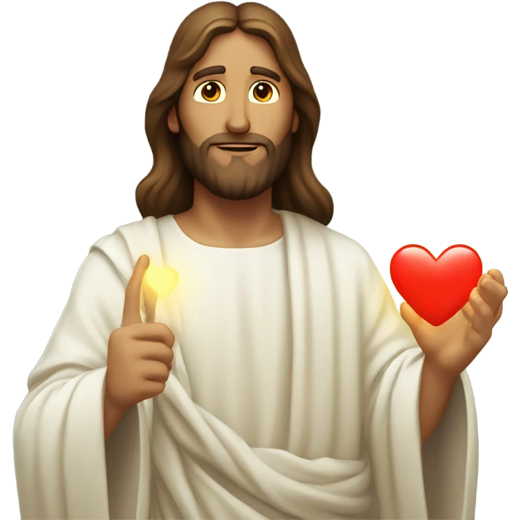 Jesus And heart emoji