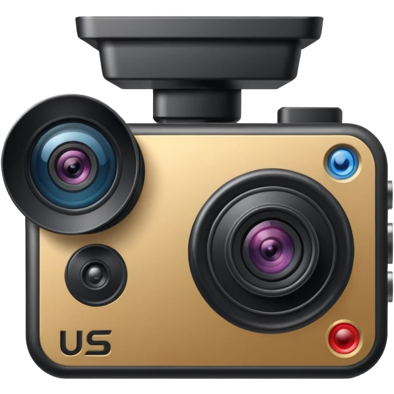 Advanced security systems logo, featuring a camera and a security system icon. emoji