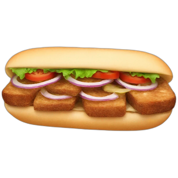 Kebab sandwich emoji