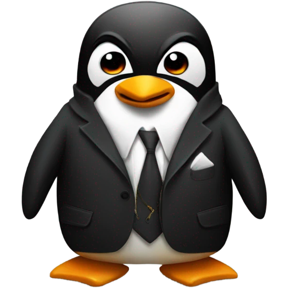 Gangster penguins emoji
