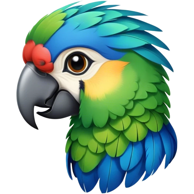 Cool parrot  emoji