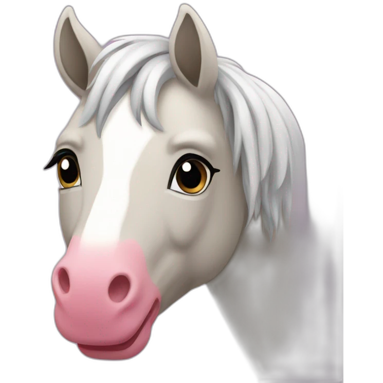 Cheval coeur emoji