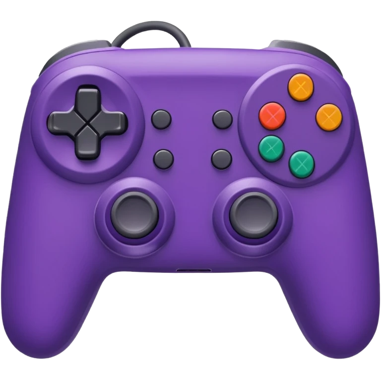 purple gaming controller emoji