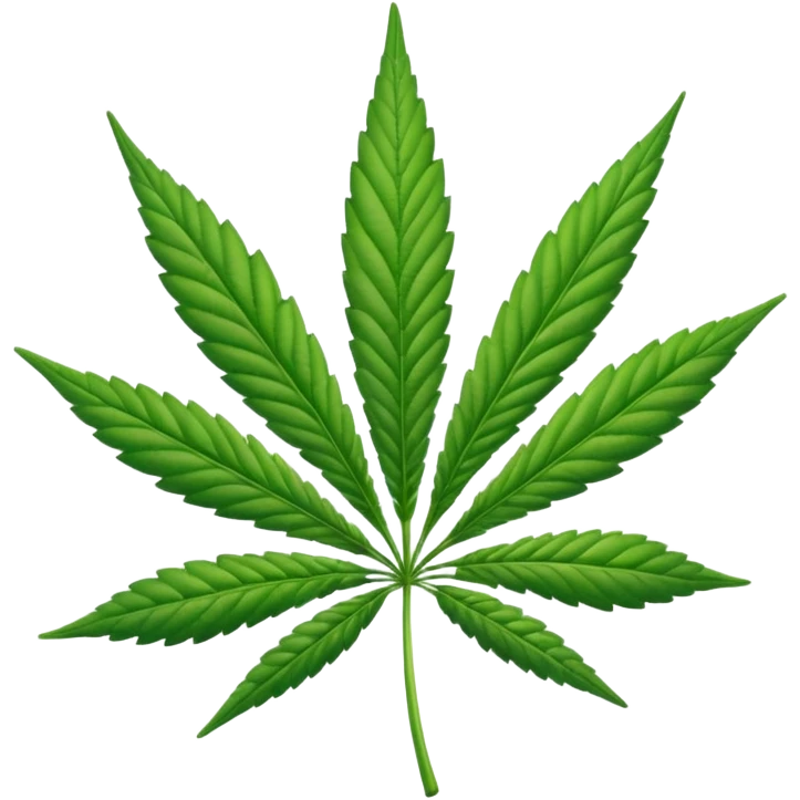Emoji de una Hoja de marihuana  emoji