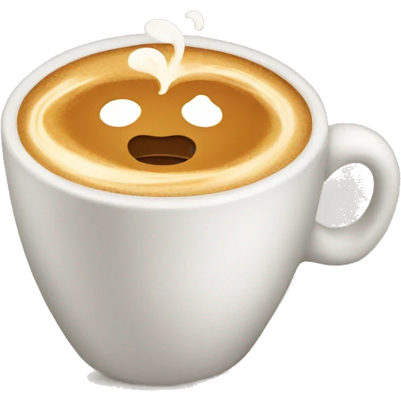 Coffee latte emoji