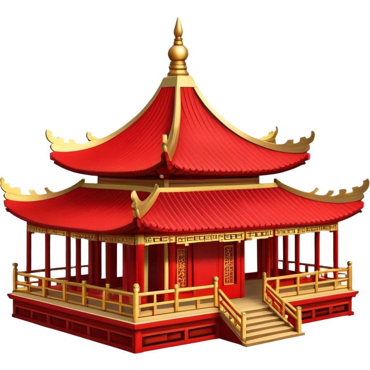 Chinese pavilion scene emoji