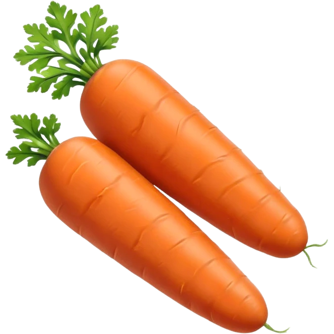 carrot orange vienna sausages emoji