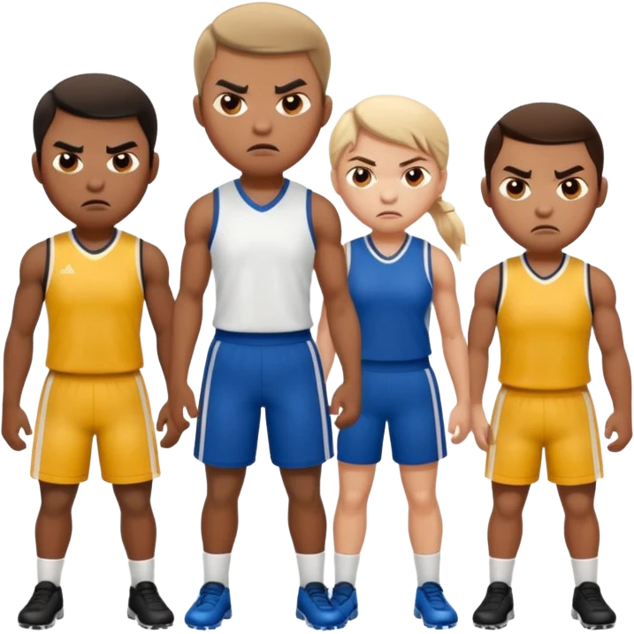 angry sports persons emoji