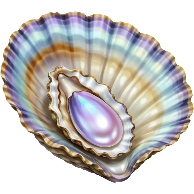oyster with a pearl inside emoji