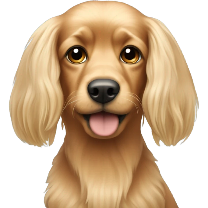 Miniature Long-Haired Doxen emoji