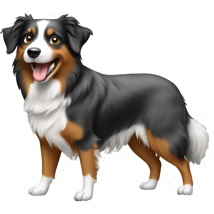 Anvil with Jumping Australian shepherd  emoji