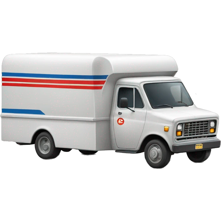 1976 long mail delivery truck emoji