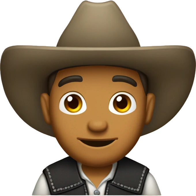 Sombrero vaquero emoji