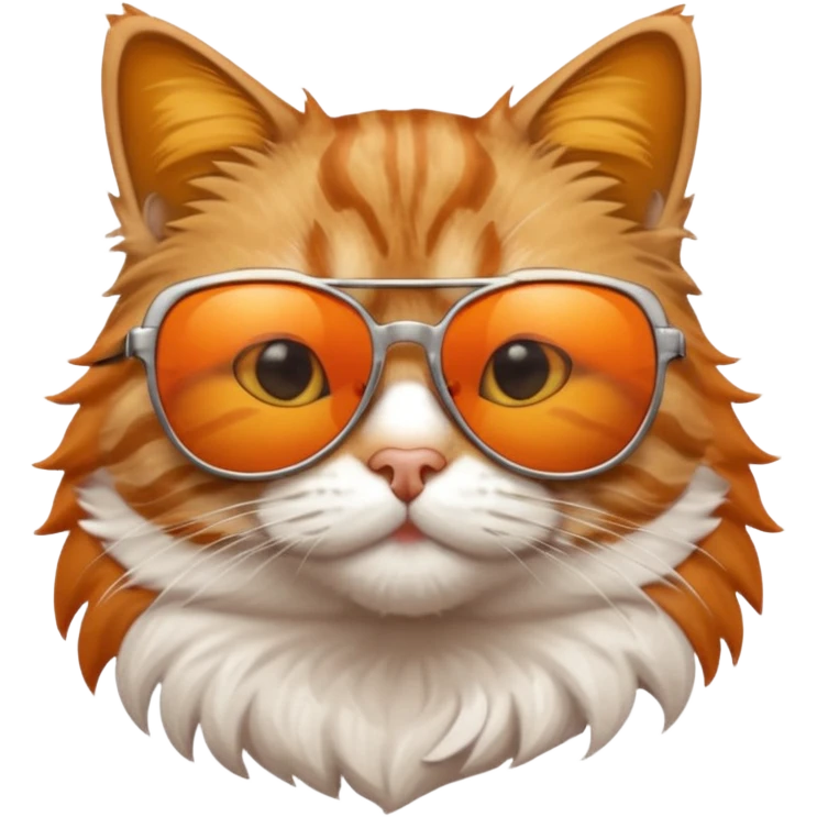 Cat wearing sunglasses emoji