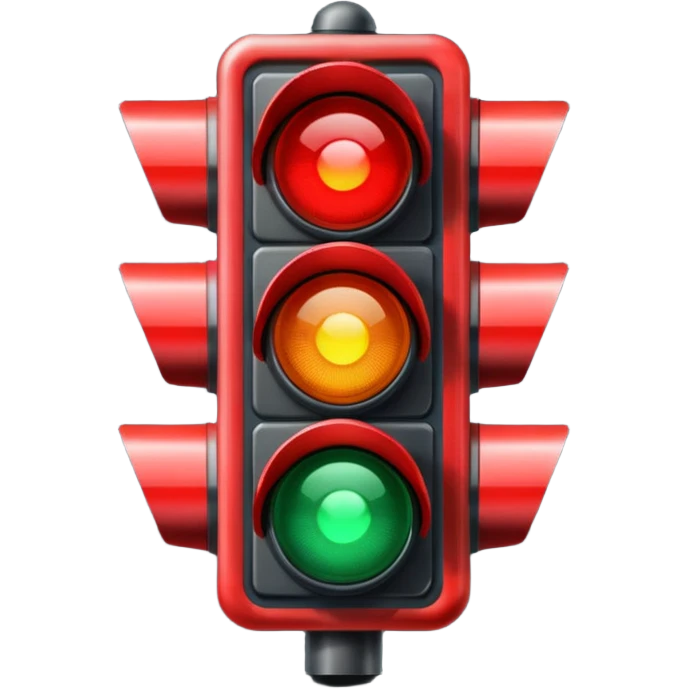 a Red Traffic Light  emoji