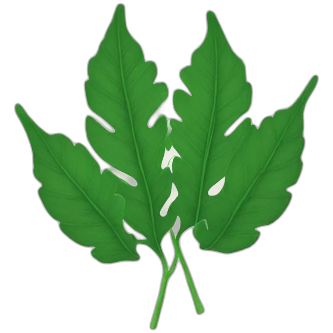 Adidas leaf emoji