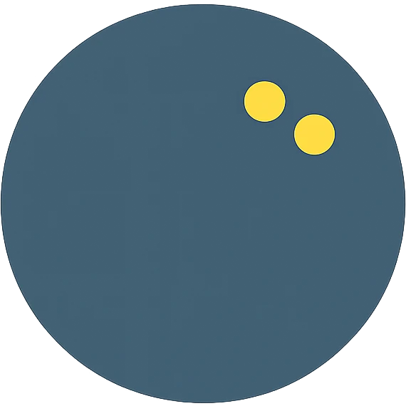 squash ball simple colored icon emoji