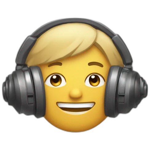 Écouter de la musique emoji