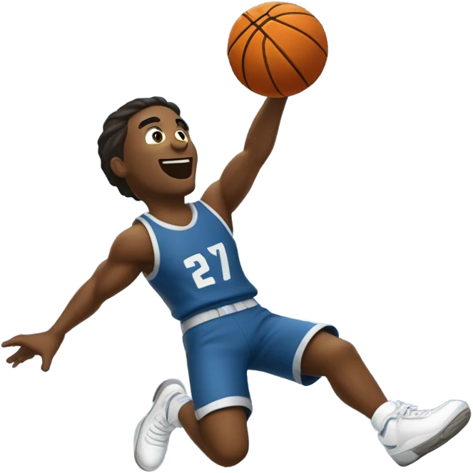 Dunking a basketball  emoji