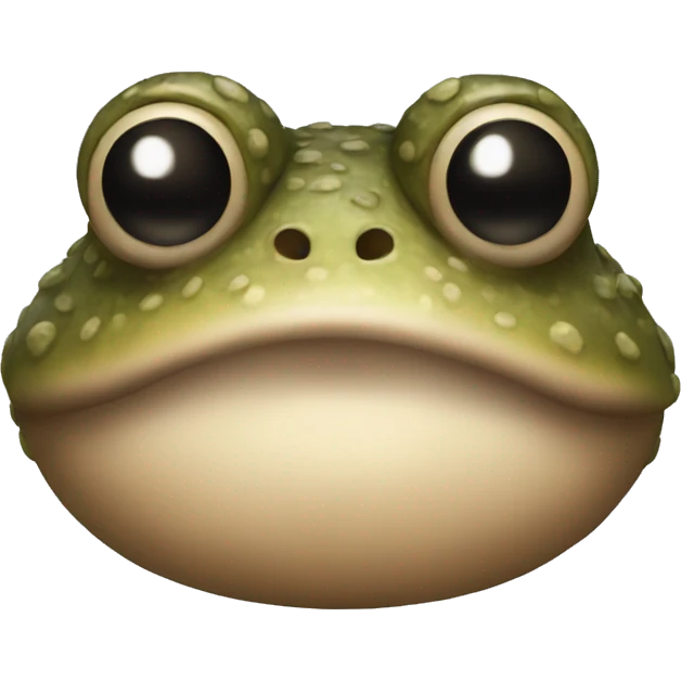 a toad with moustache and beard emoji