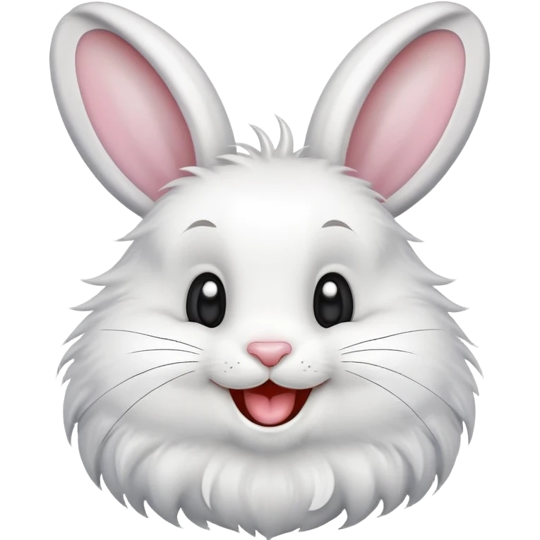 Conejo. Feliz. emoji