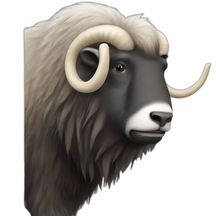 Muskox emoji