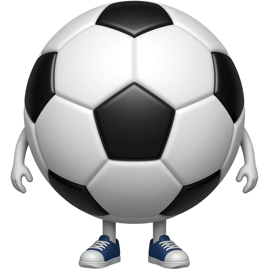 soccer ball with elgs emoji