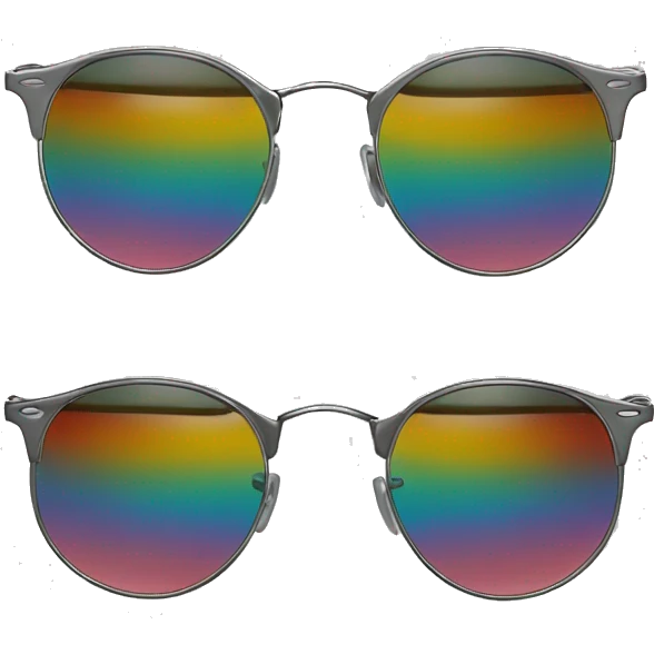ray ban round metal sunglasses emoji