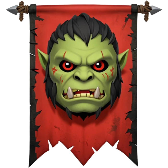 orc war banner emoji