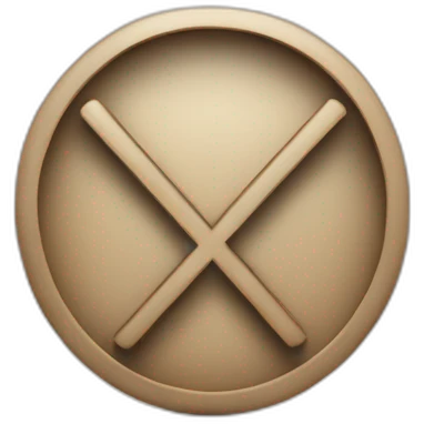 X mark with human behind emoji