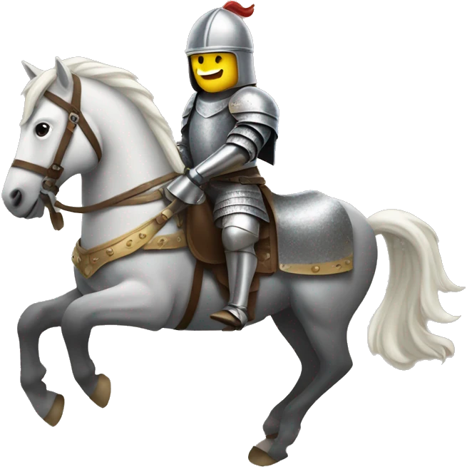 Knight riding a horse  emoji