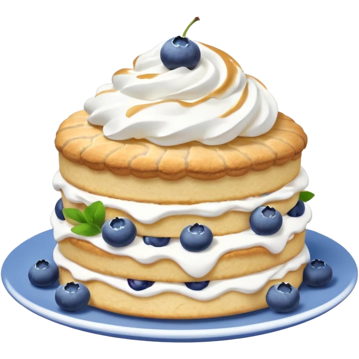 blueberry shortcake emoji