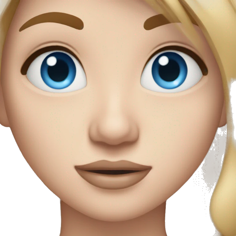 memoji blue eyes emoji