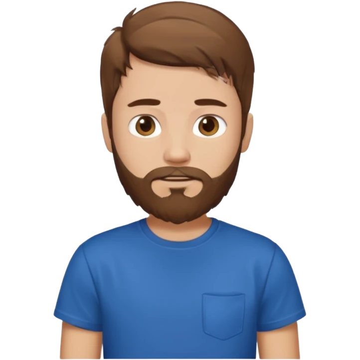 bearded teenage emoji
