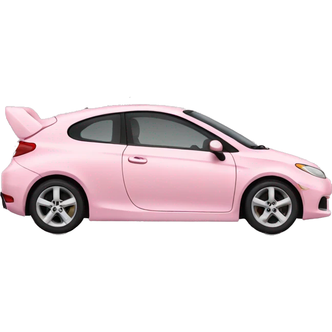 light pink car emoji