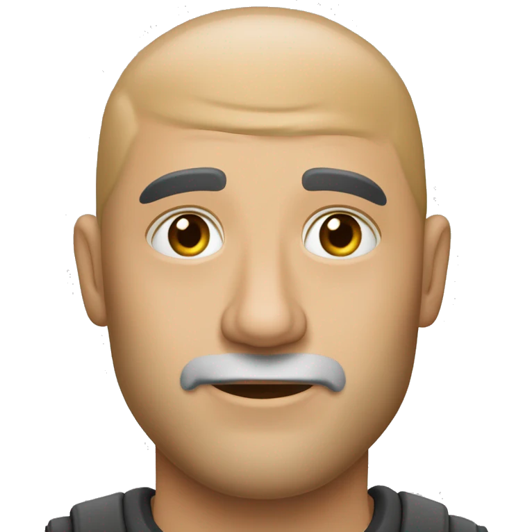  улыбающийся смайлик с желтой костью во рту emoji