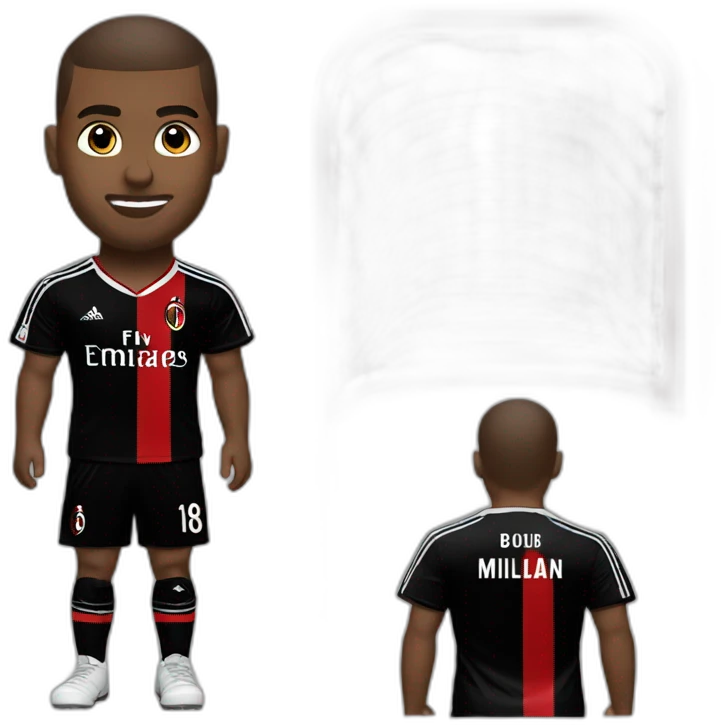 ac milan whith dark air bou emoji