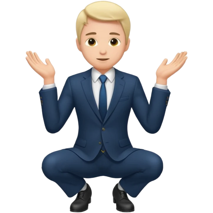 مردی در حال سجده emoji
