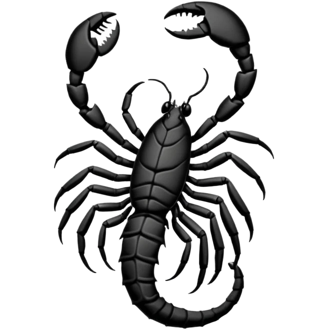 Scorpion Tattoo on the neck. emoji