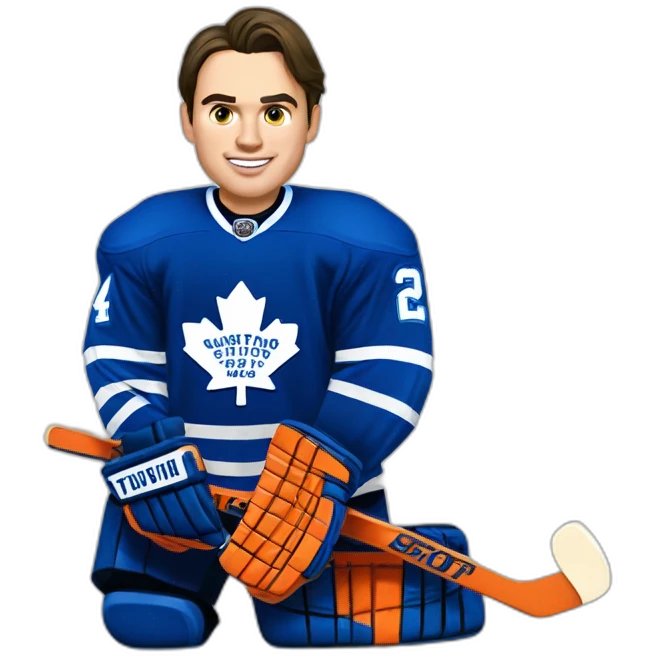 Auston Matthews hockey Toronto emoji