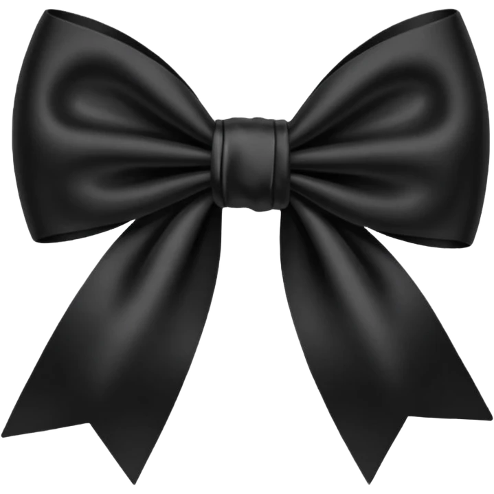 black bow emoji