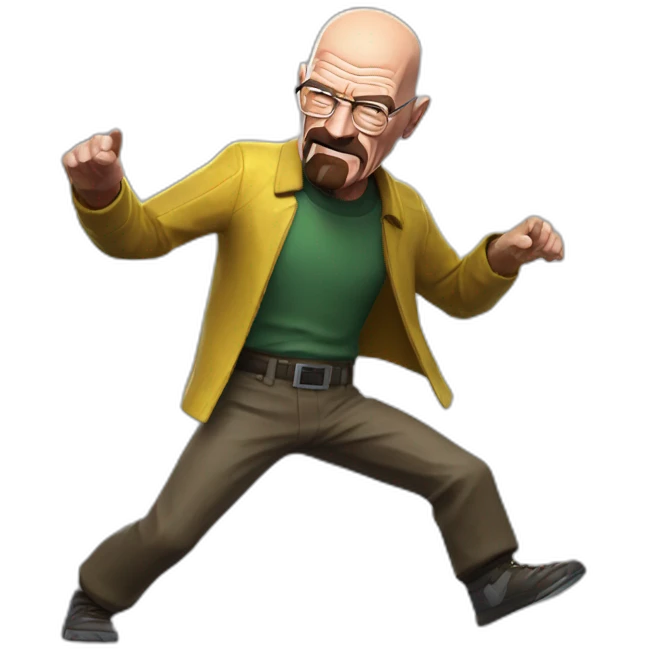 walter white fortnite dancing emoji