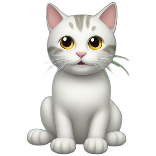 cat and waterfall emoji