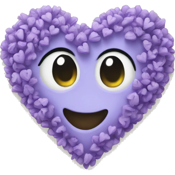lavender heart emoji