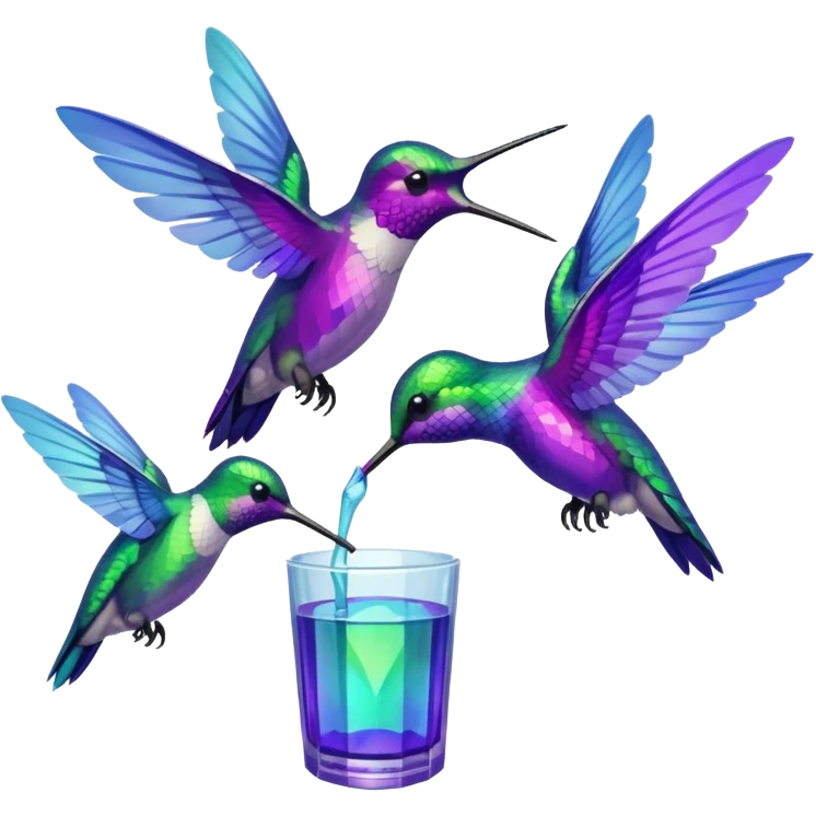 MORE HUMMINGBIRDS emoji
