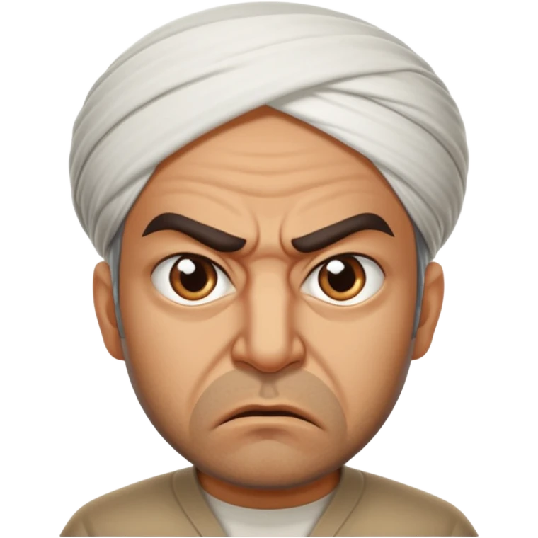 
angry Iranian man face emoji